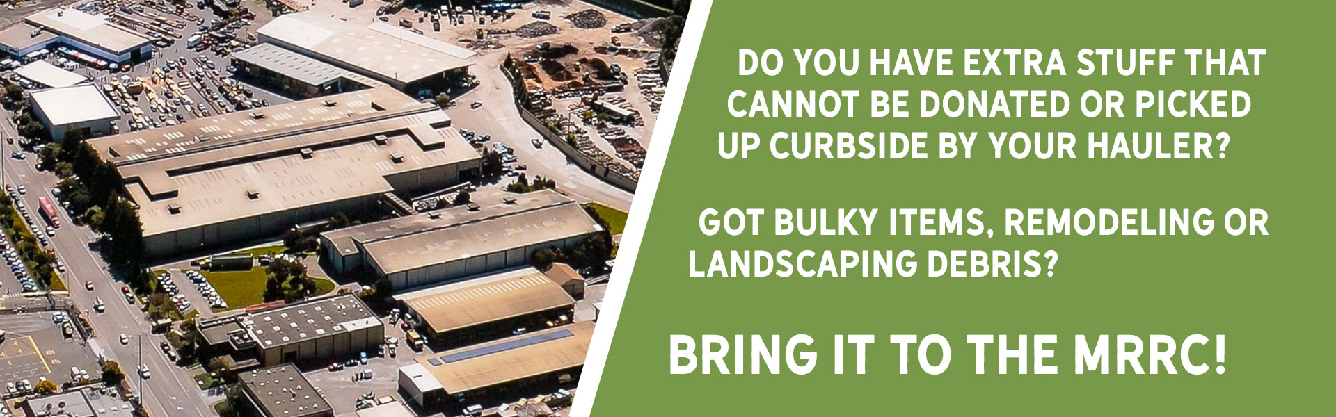 Marin Recycling Center Indoor Dump